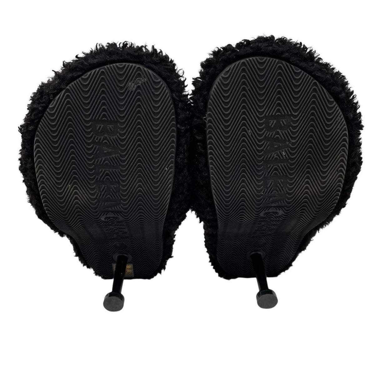 Balenciaga Furry High Heels Slides UK 5