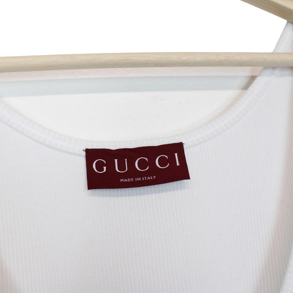 Gucci Logo Print Vest Tank Top Medium