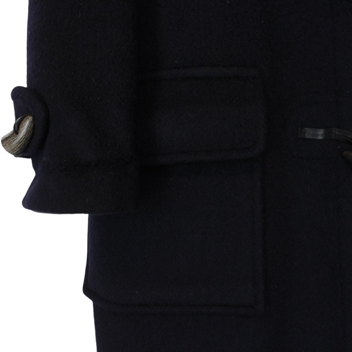 Vintage Burberry London Wool Duffle Coat Large