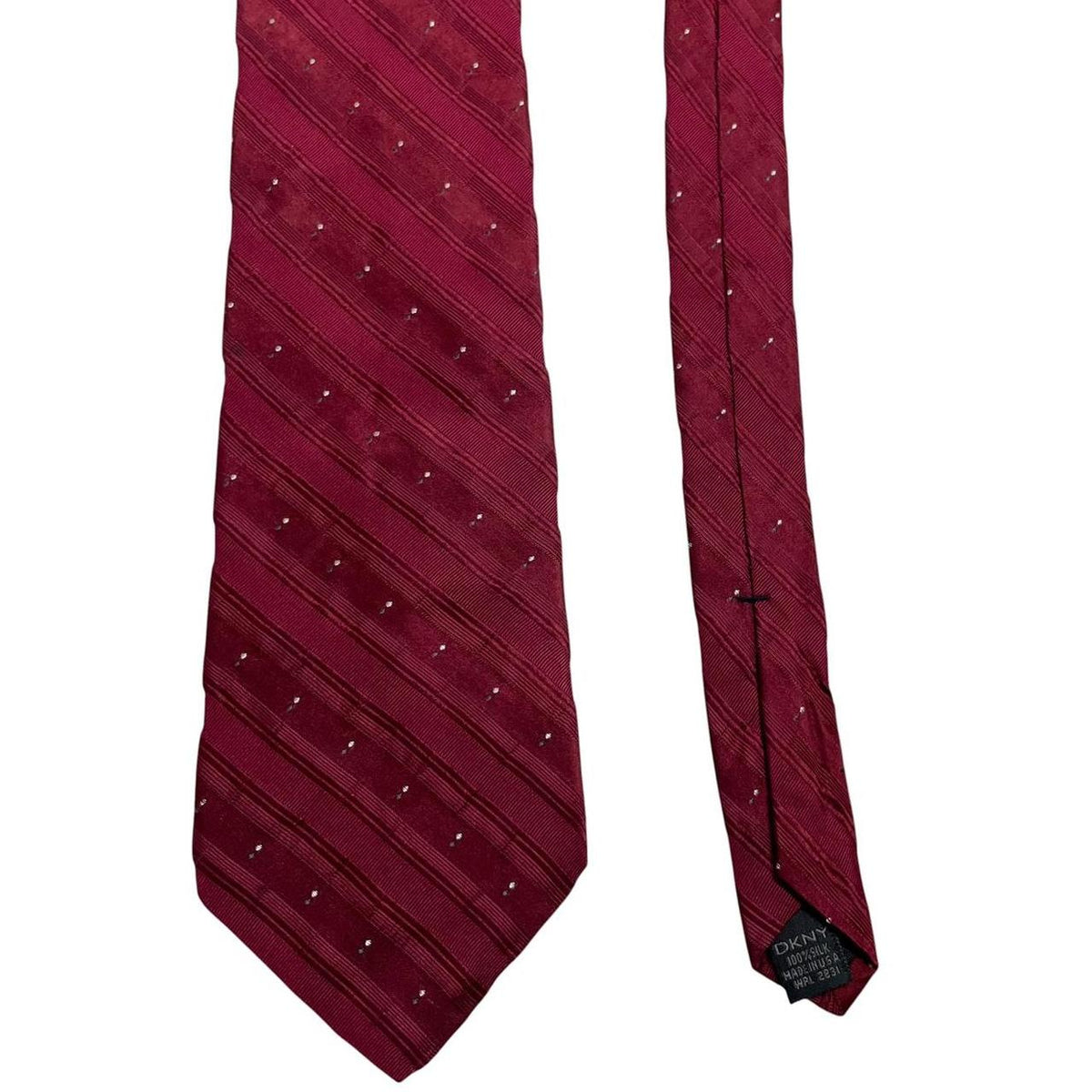Vintage DKNY Striped Silk Tie