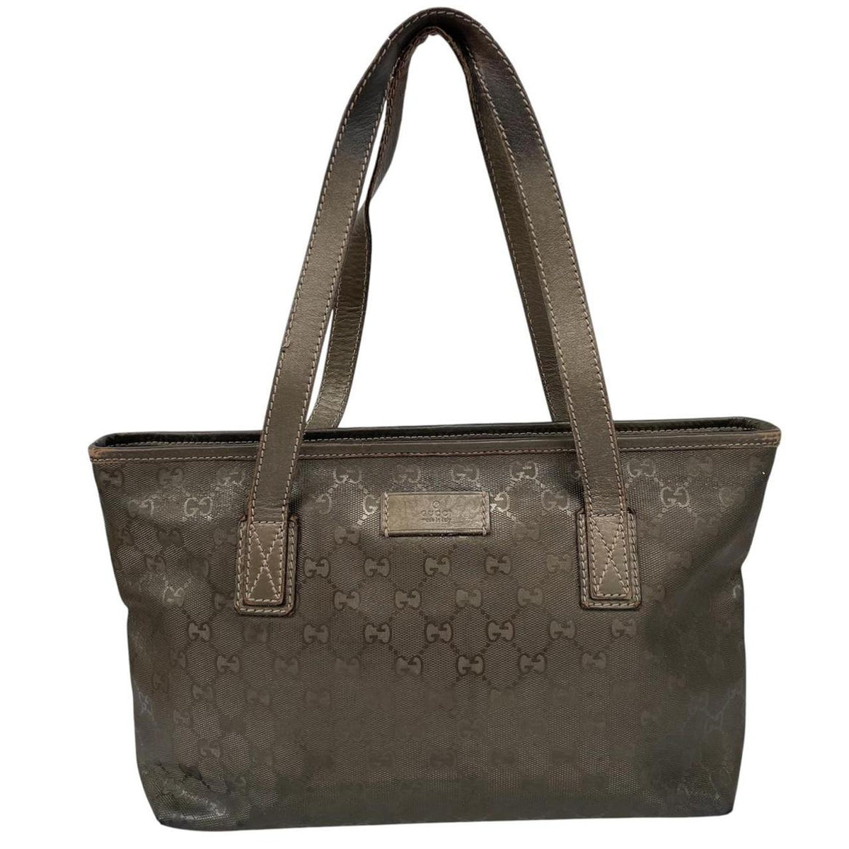 Pre-Loved Gucci Monogram Canvas Imprime Tote Bag