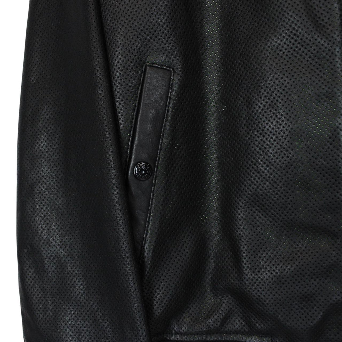 Belstaff Flash Lateral Leather Bomber Jacket Medium
