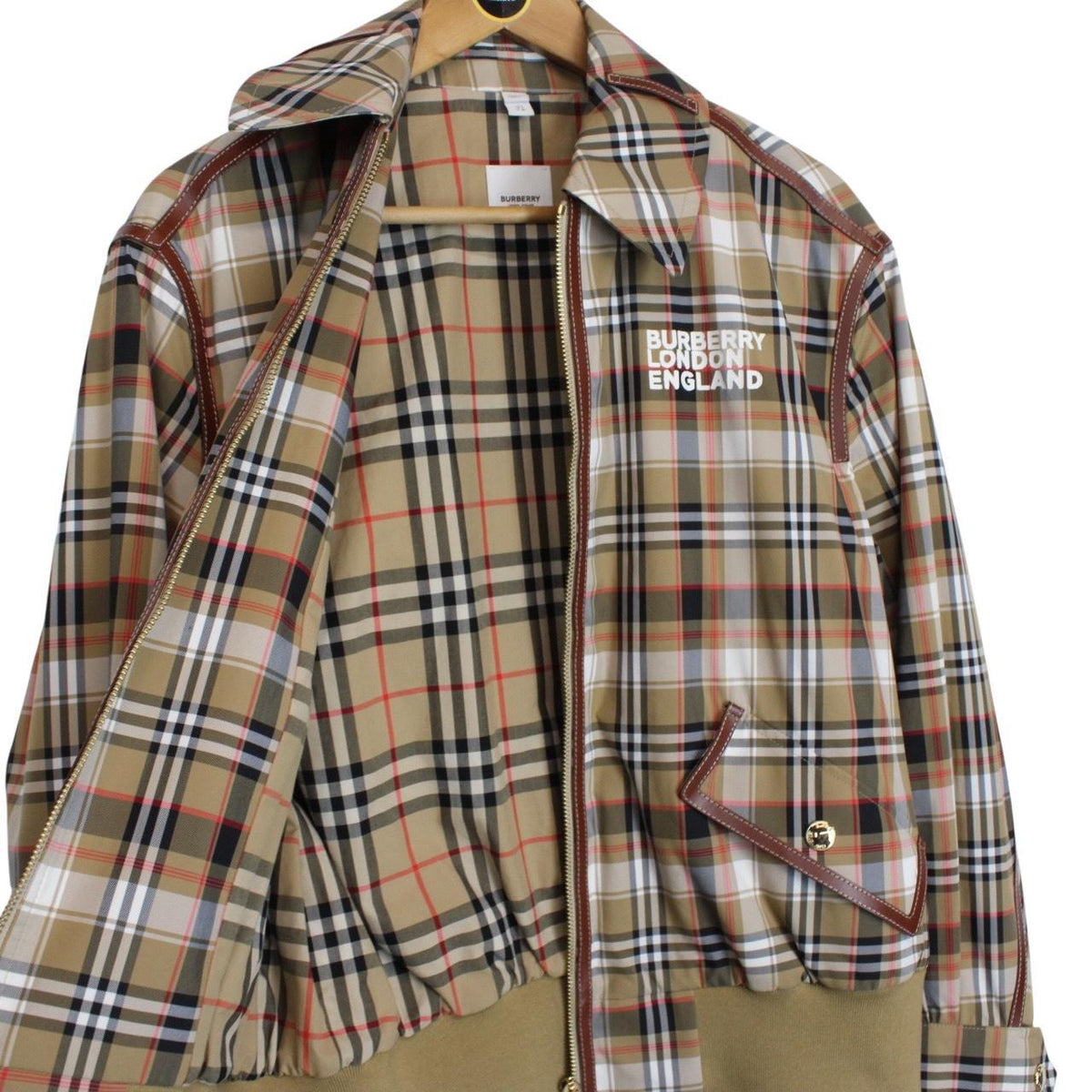 Burberry Love Print Harrington Jacket Small