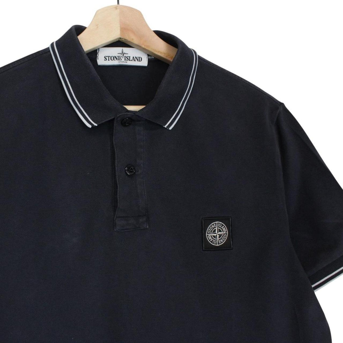 Stone Island Compass Polo Shirt Medium