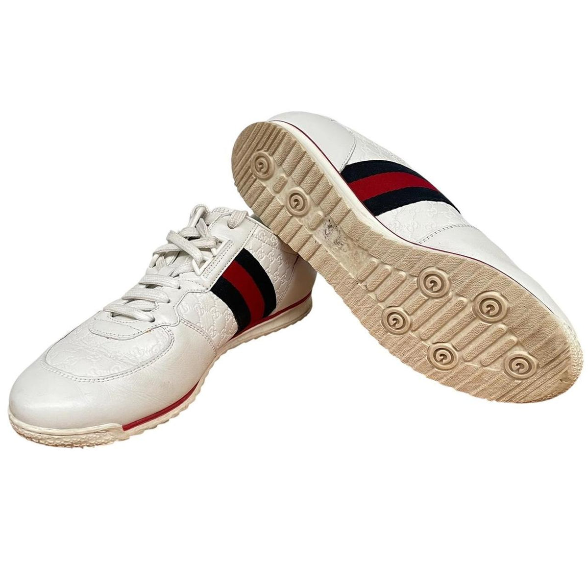 Gucci Ace Guccisima Monogram Trainers UK 6
