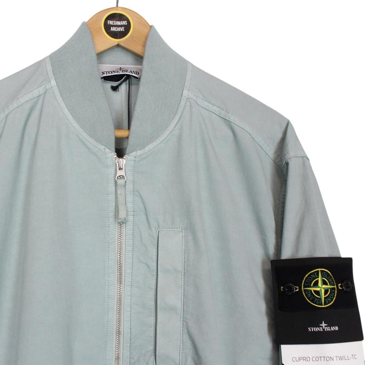 Stone Island SS 2023 Cupro Cotton Twill-TC Bomber Jacket