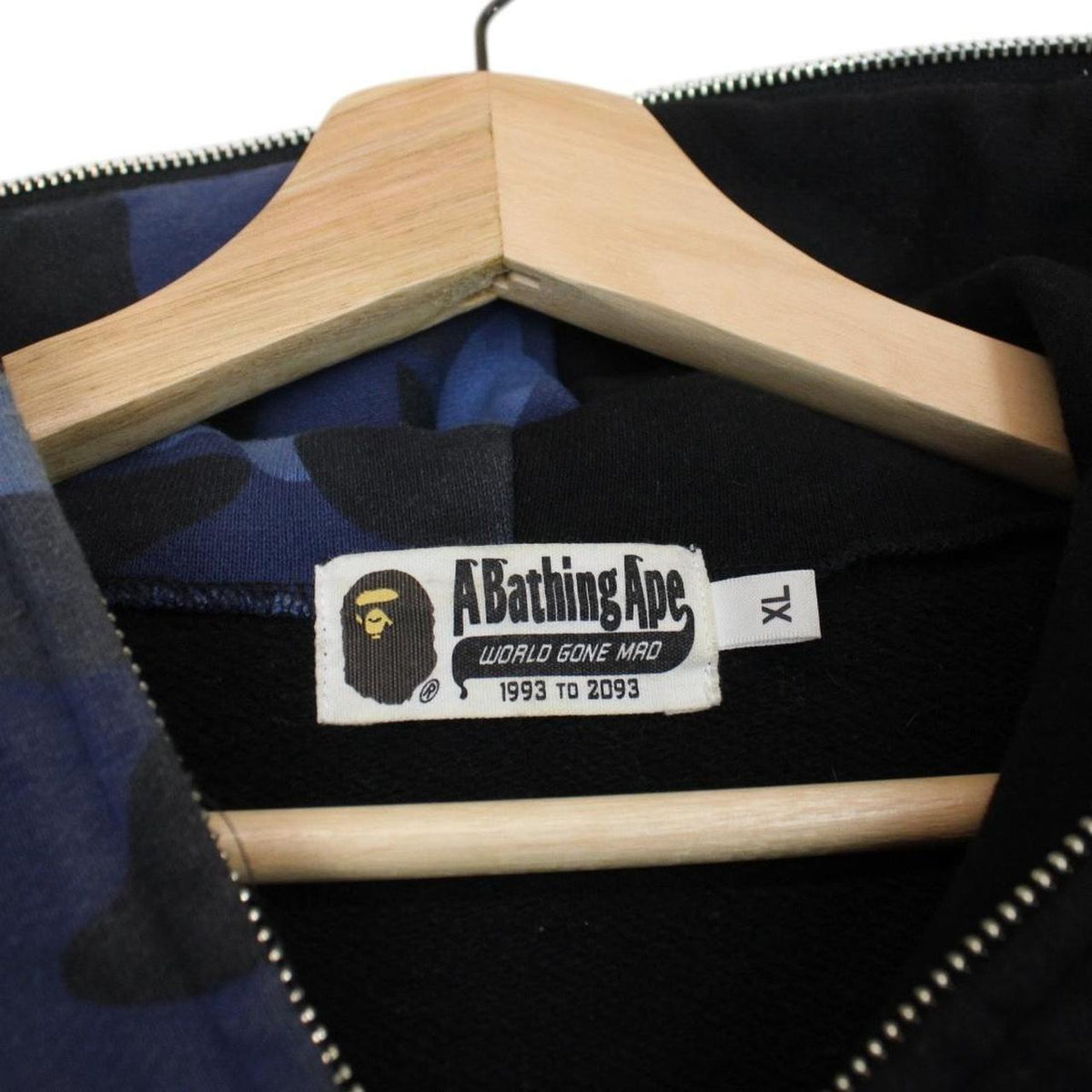 Bape Camo WGM Shark Hoodie XL