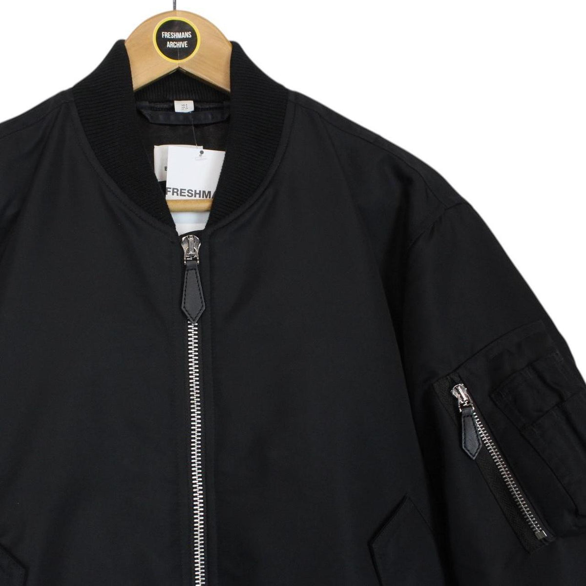 Burberry Logo Print Bomber Jacket Small