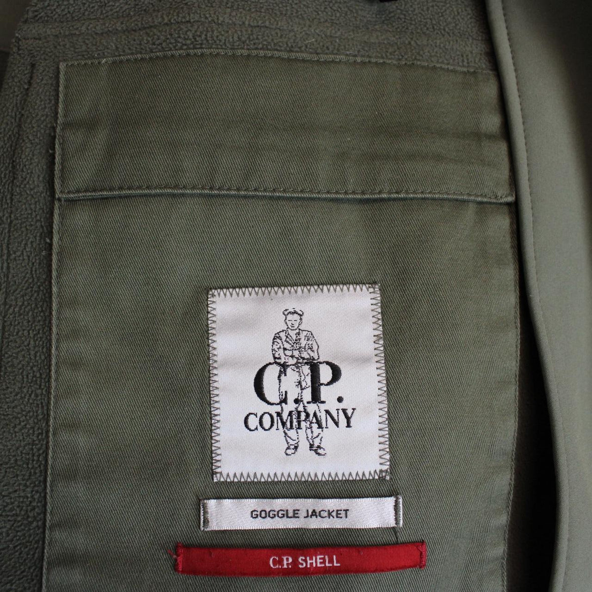 CP Company Hooded Soft Shell Goggle Jacket Small