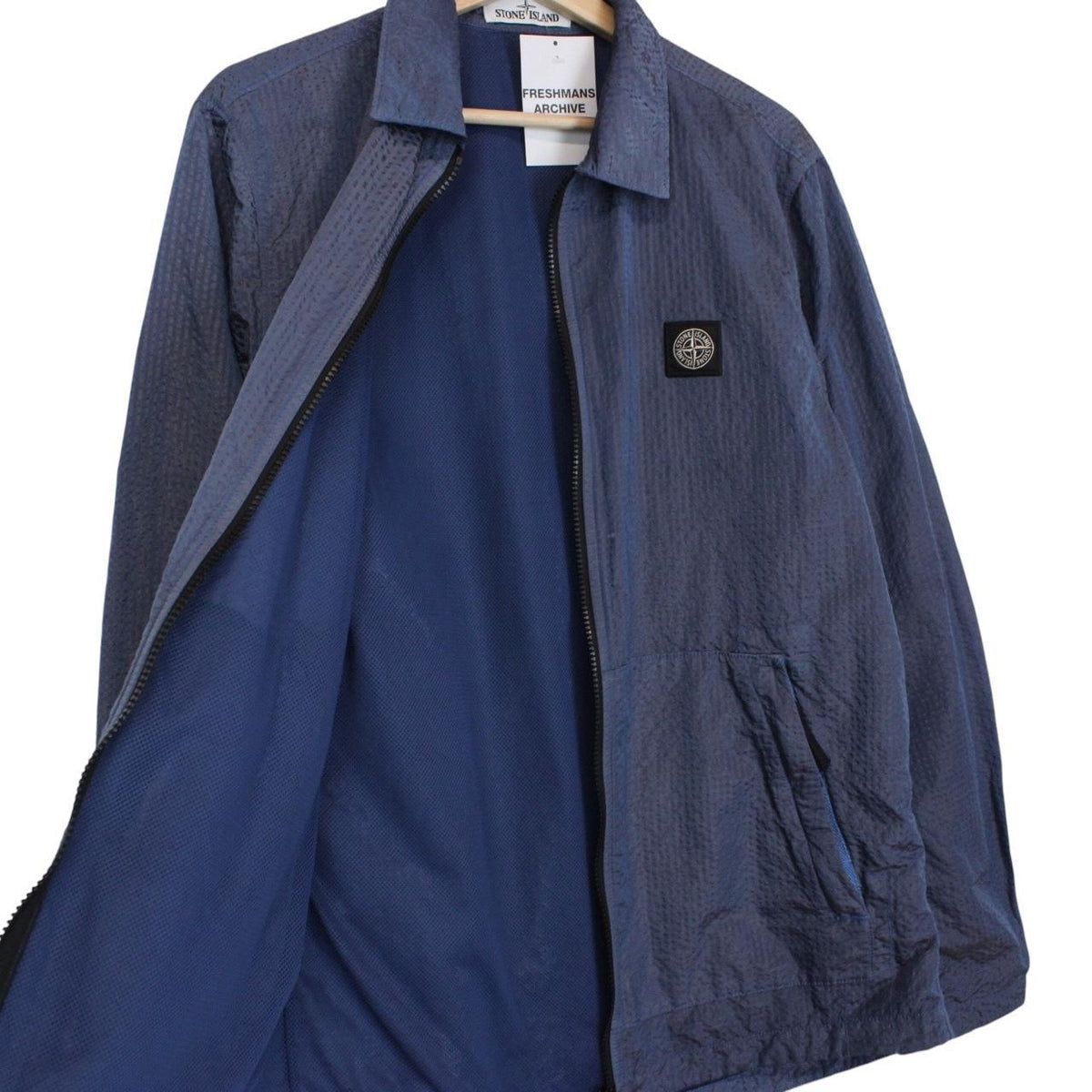 Stone Island AW 2020 Seersucker Weft Overshirt Medium