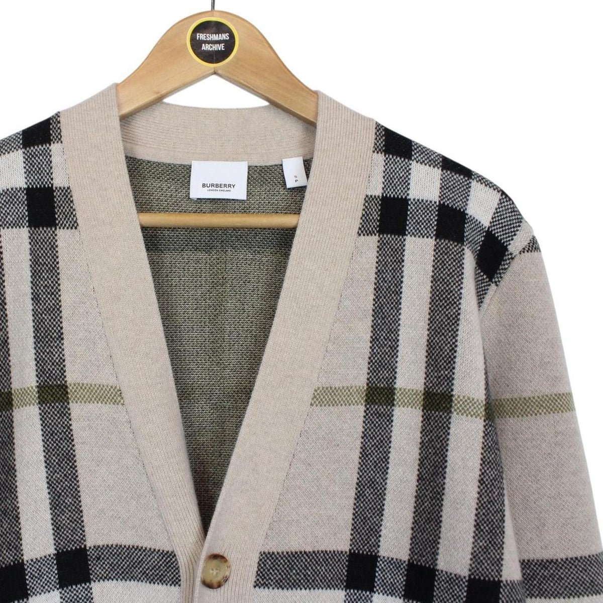Burberry Cashmere Wool Cardigan Small