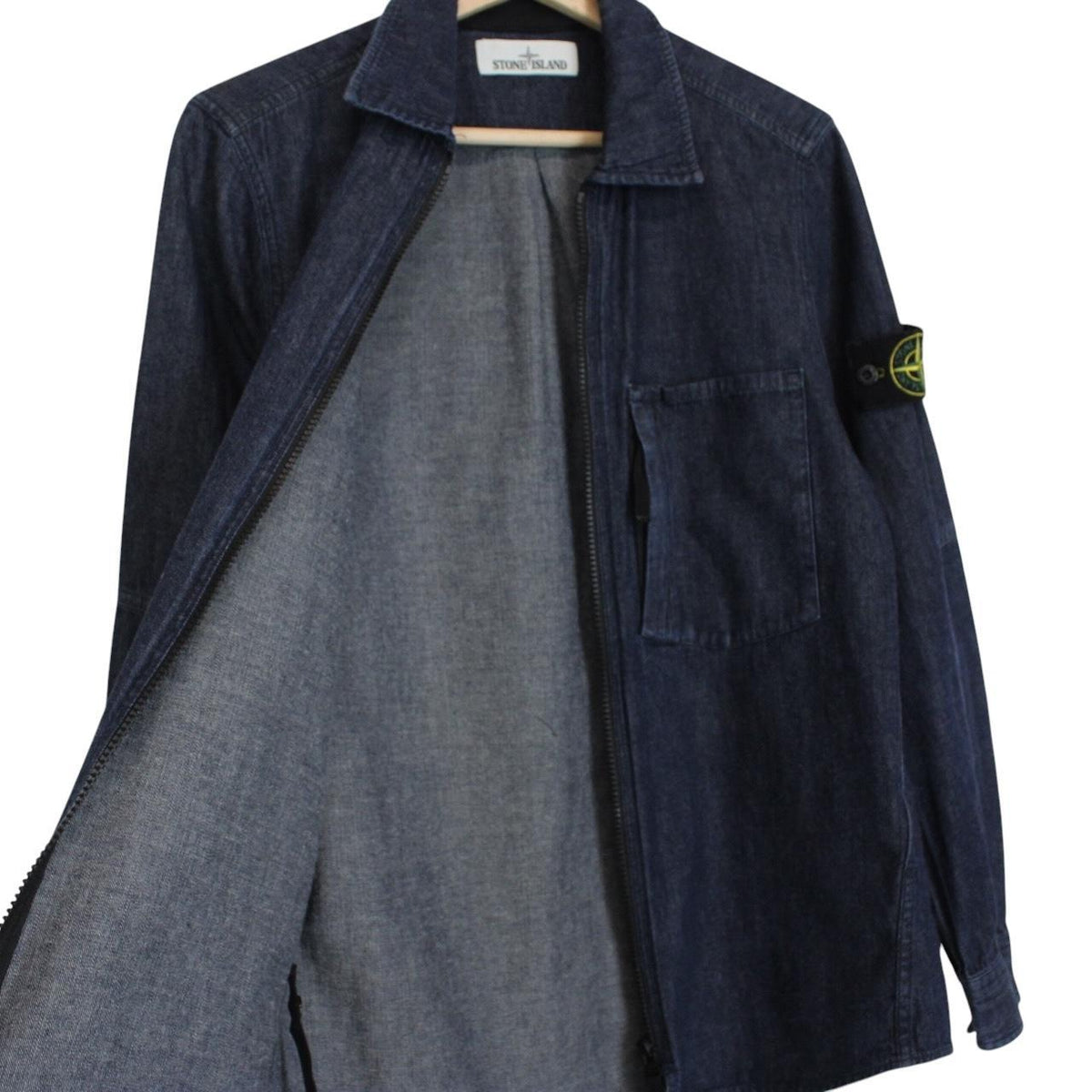 Stone Island AW 2017 Denim Overshirt Jacket Small