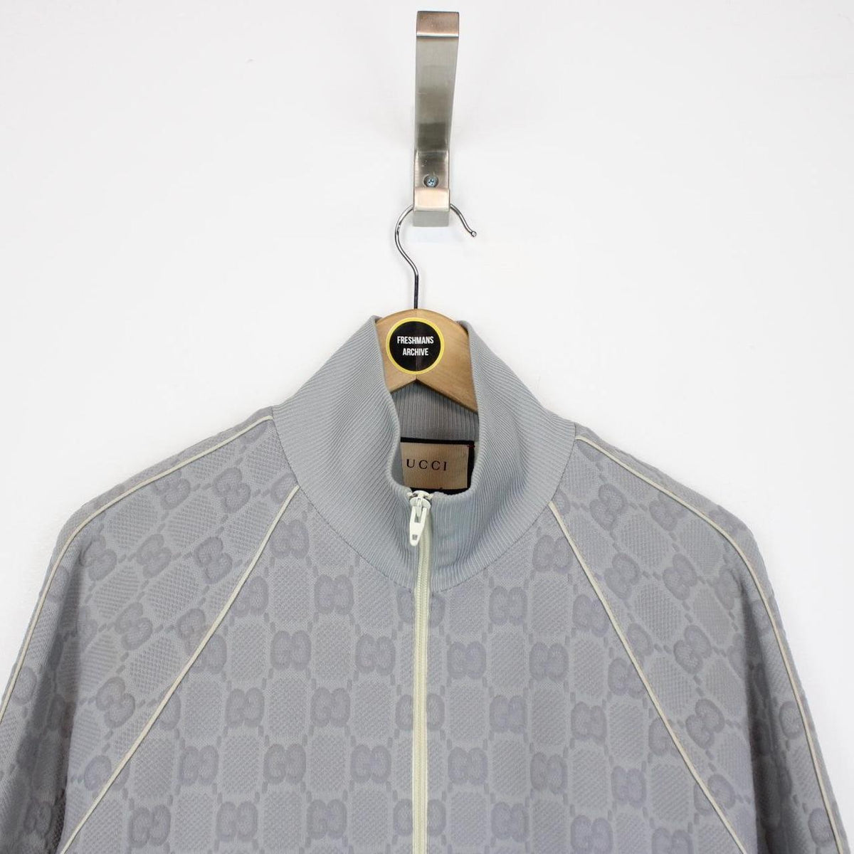 Gucci GG Jacquard Monogram Track Jacket Large