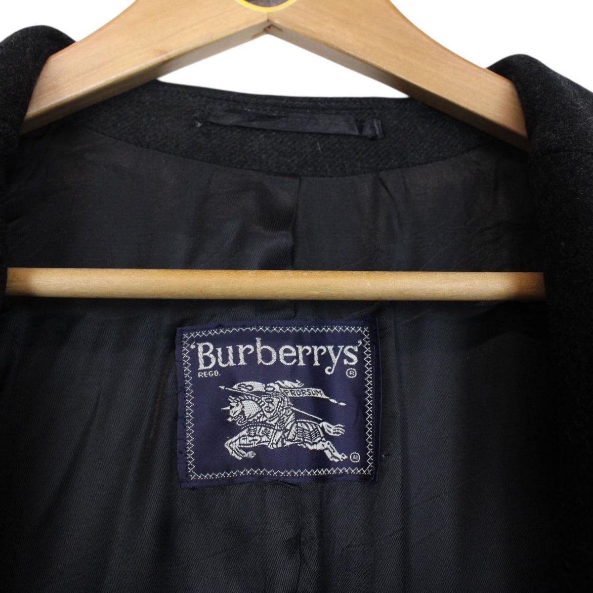 Vintage Burberry Wool Overcoat Large