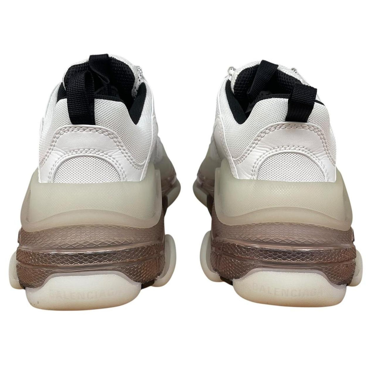 Balenciaga Triple S Clear Sole Mesh Trainers UK 4