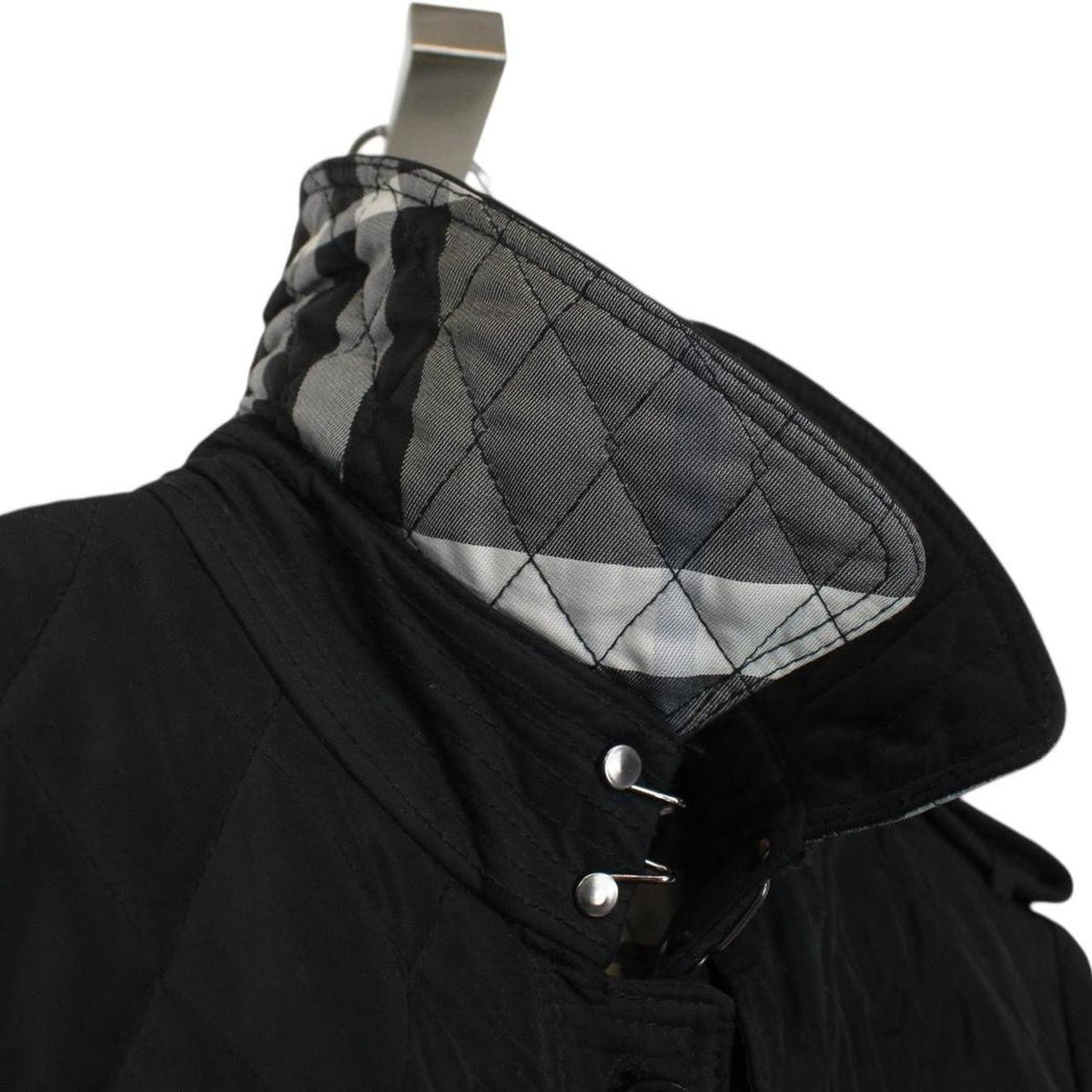 Burberry London Quilted Belted Trench Coat Small