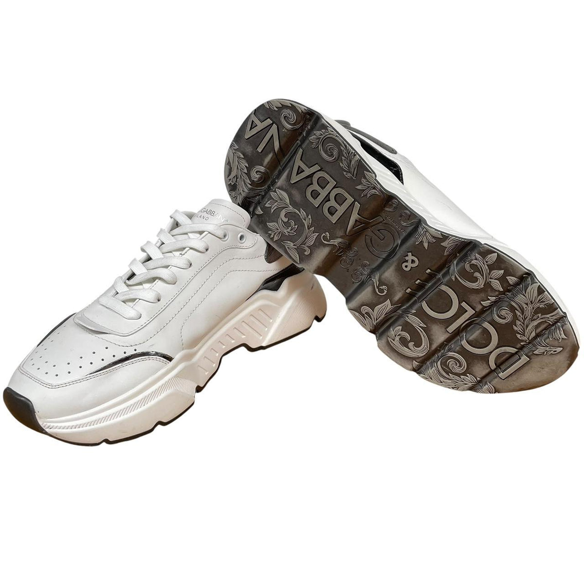 Dolce and Gabbana Daymaster Leather Trainers UK 11