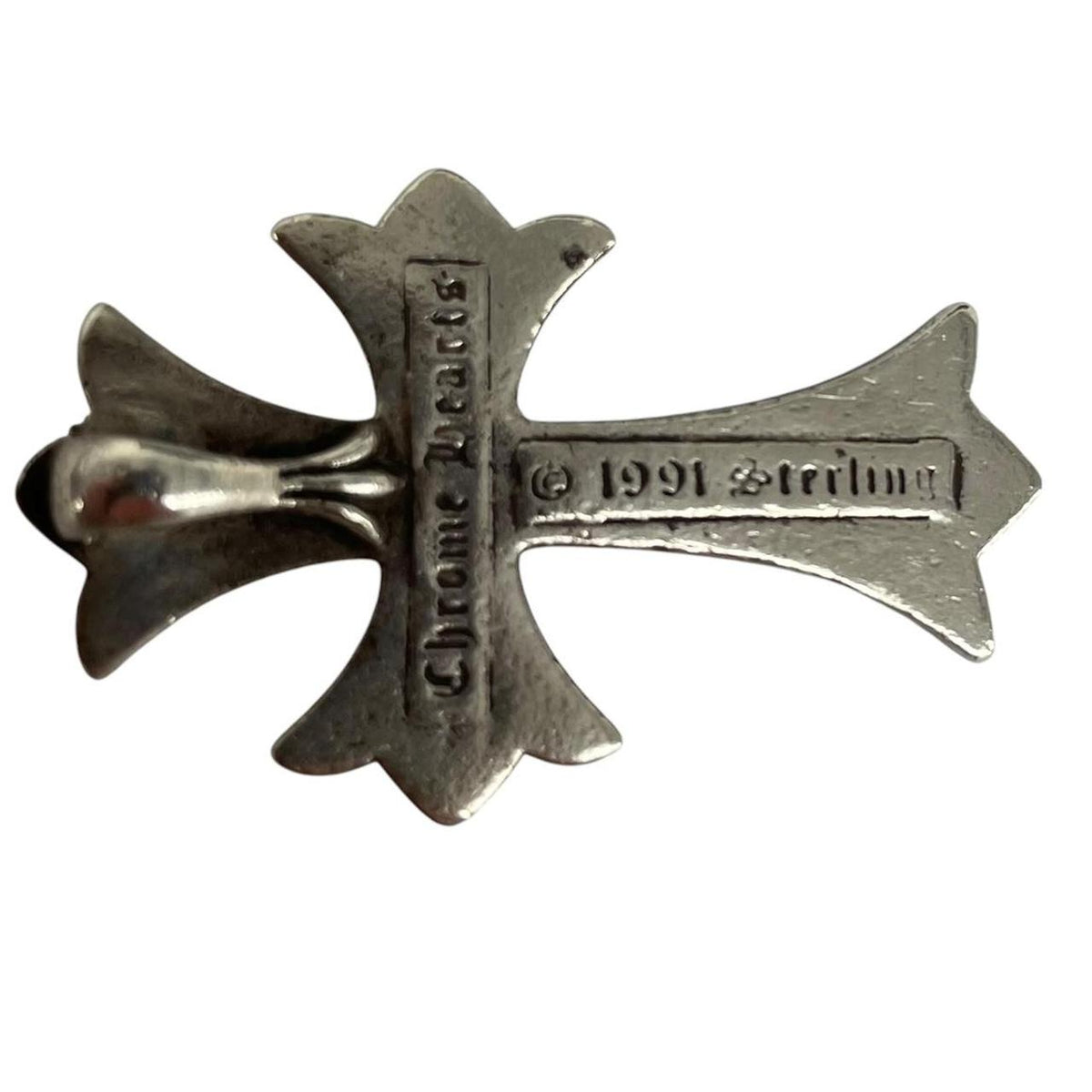 Vintage 1991 Chrome Hearts Sterling Silver Cross Pendant
