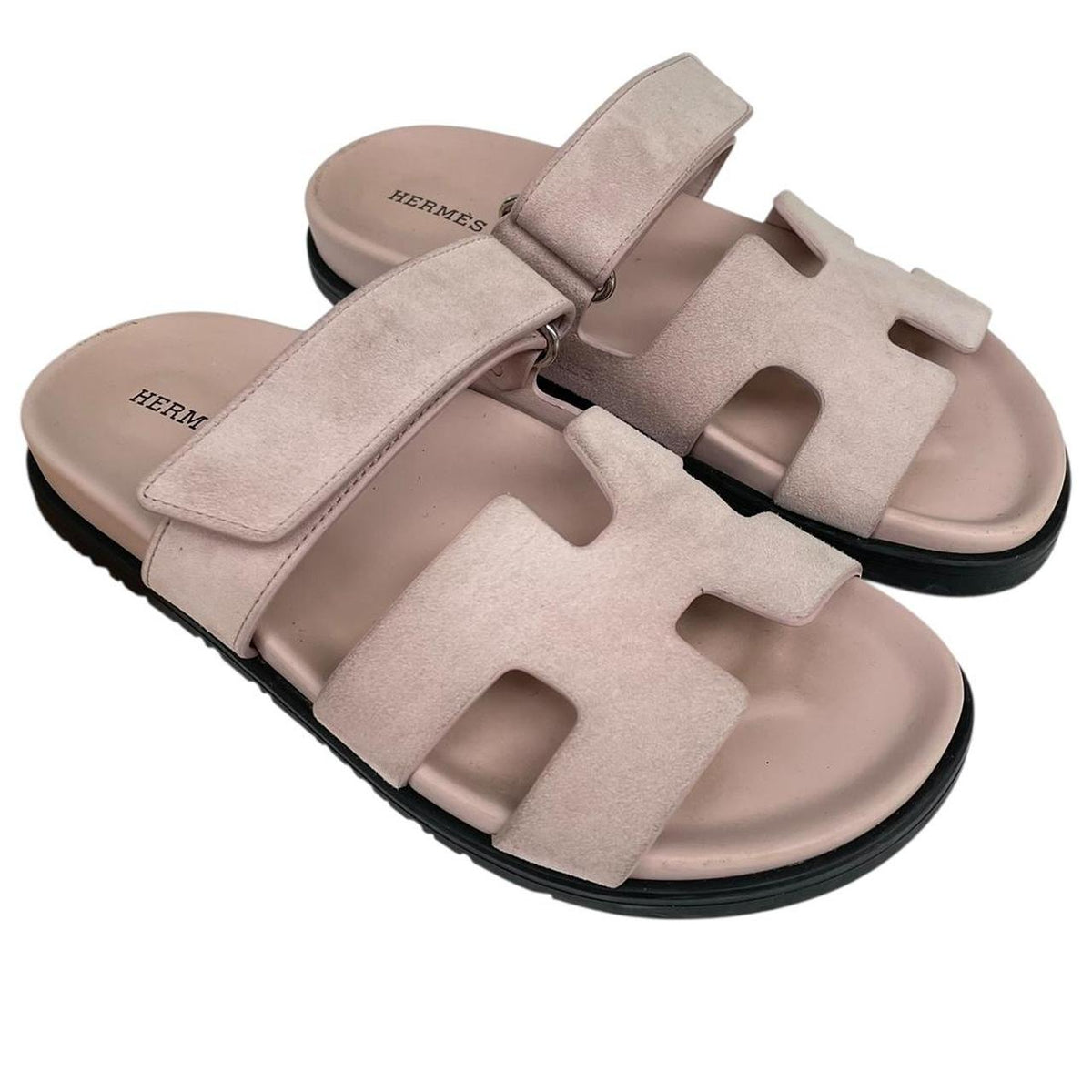 Hermes Chypre Suede Leather Sandals UK 3.5