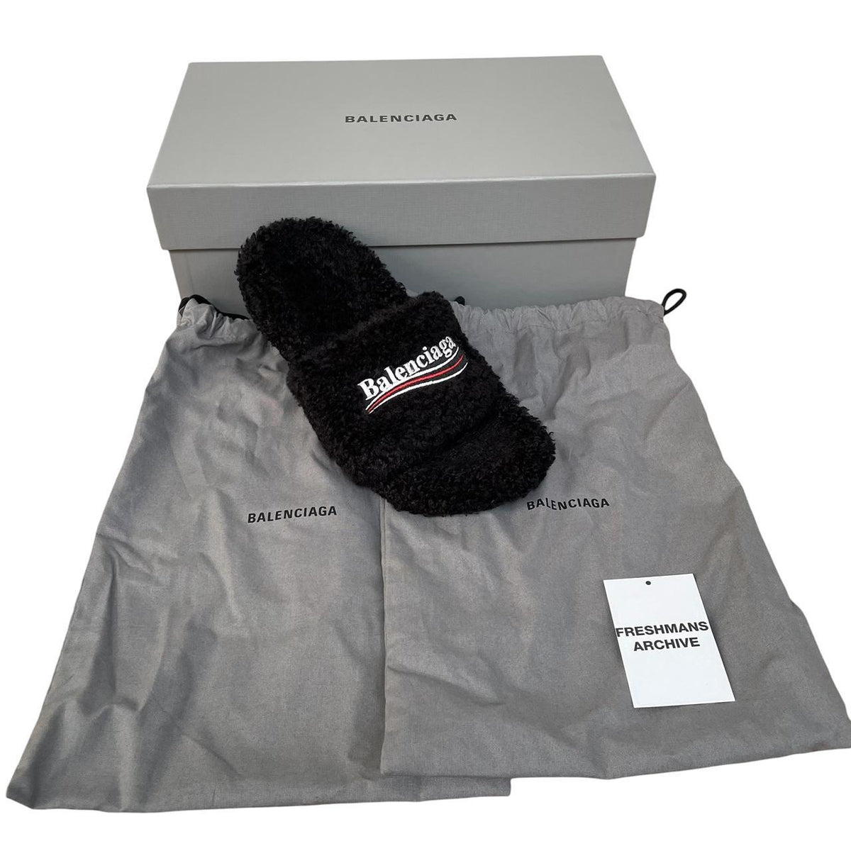 Balenciaga Furry High Heels Slides UK 5