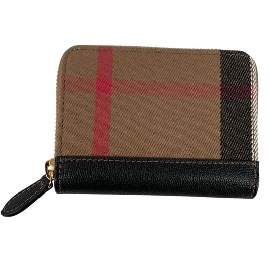 Burberry Leather Zip Around Purse