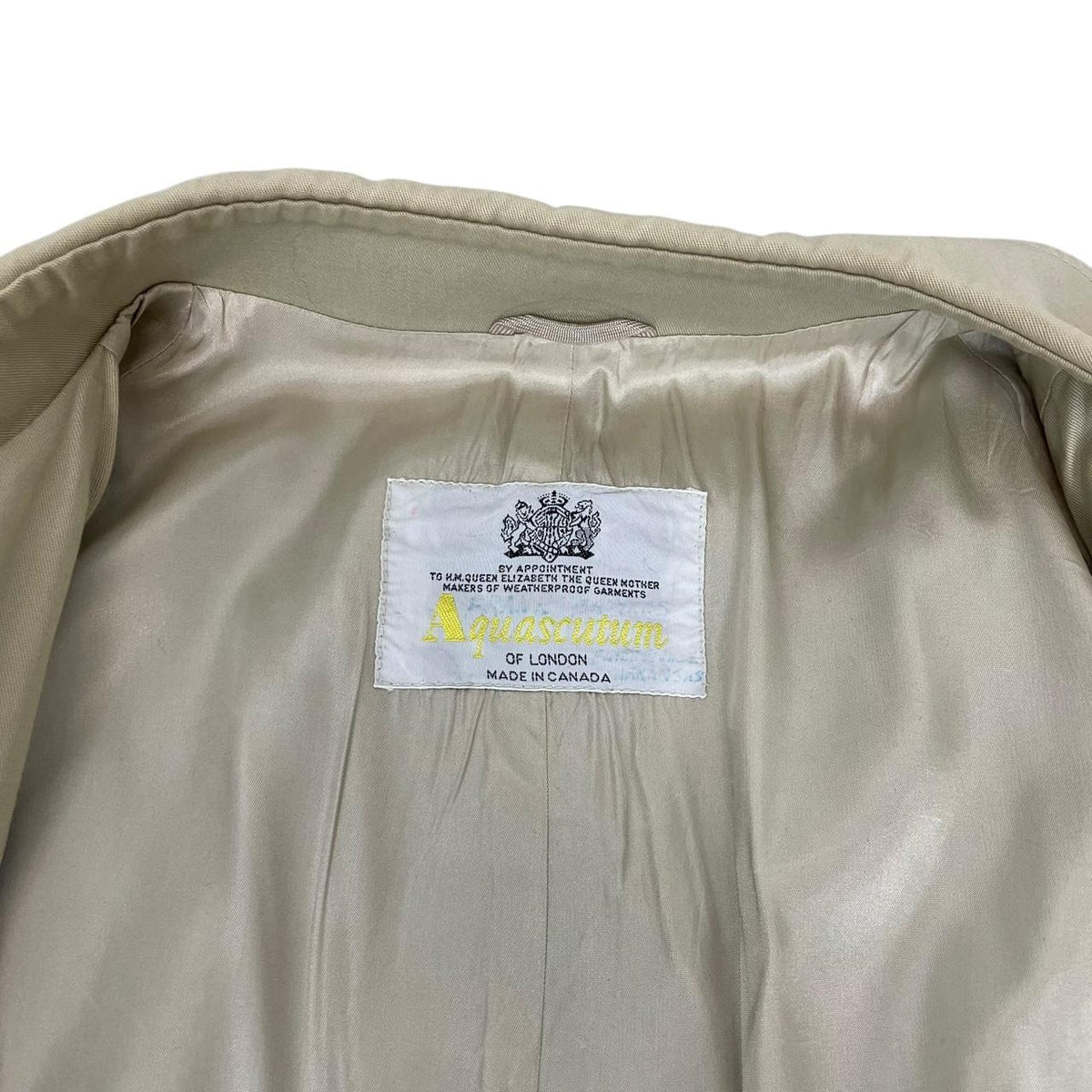 Vintage 80s Aquascutum Aqua 5 Trench Coat Medium