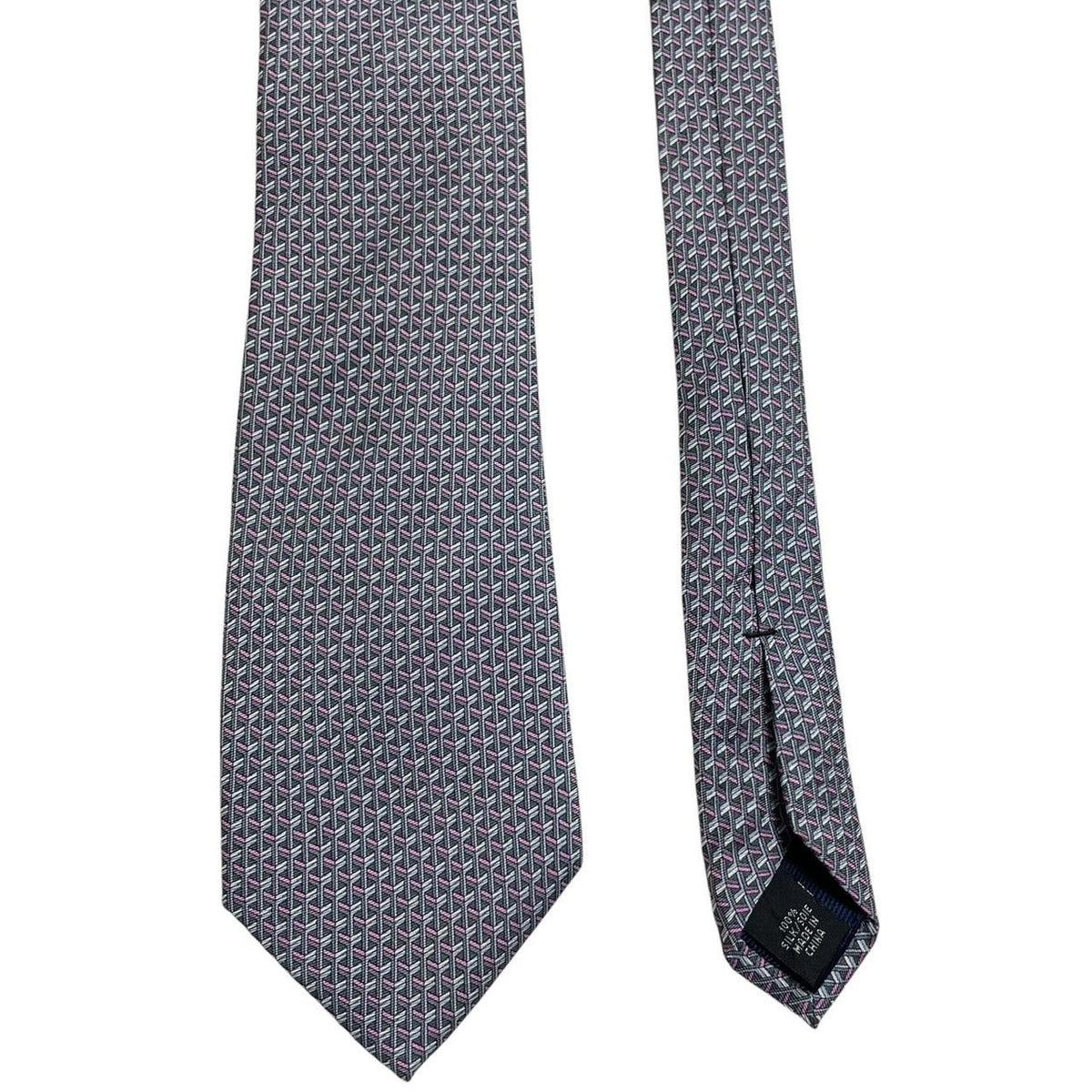 Michael Kors Geometric Pattern Silk Tie