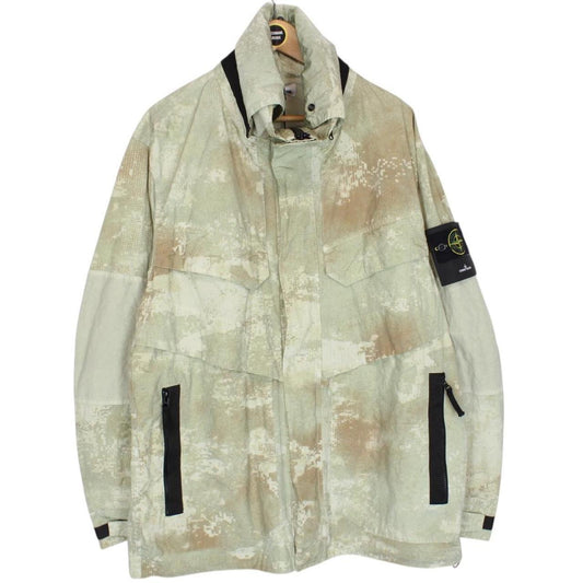 Stone Island SS 2024 Dissolving Grid Camo Jacket