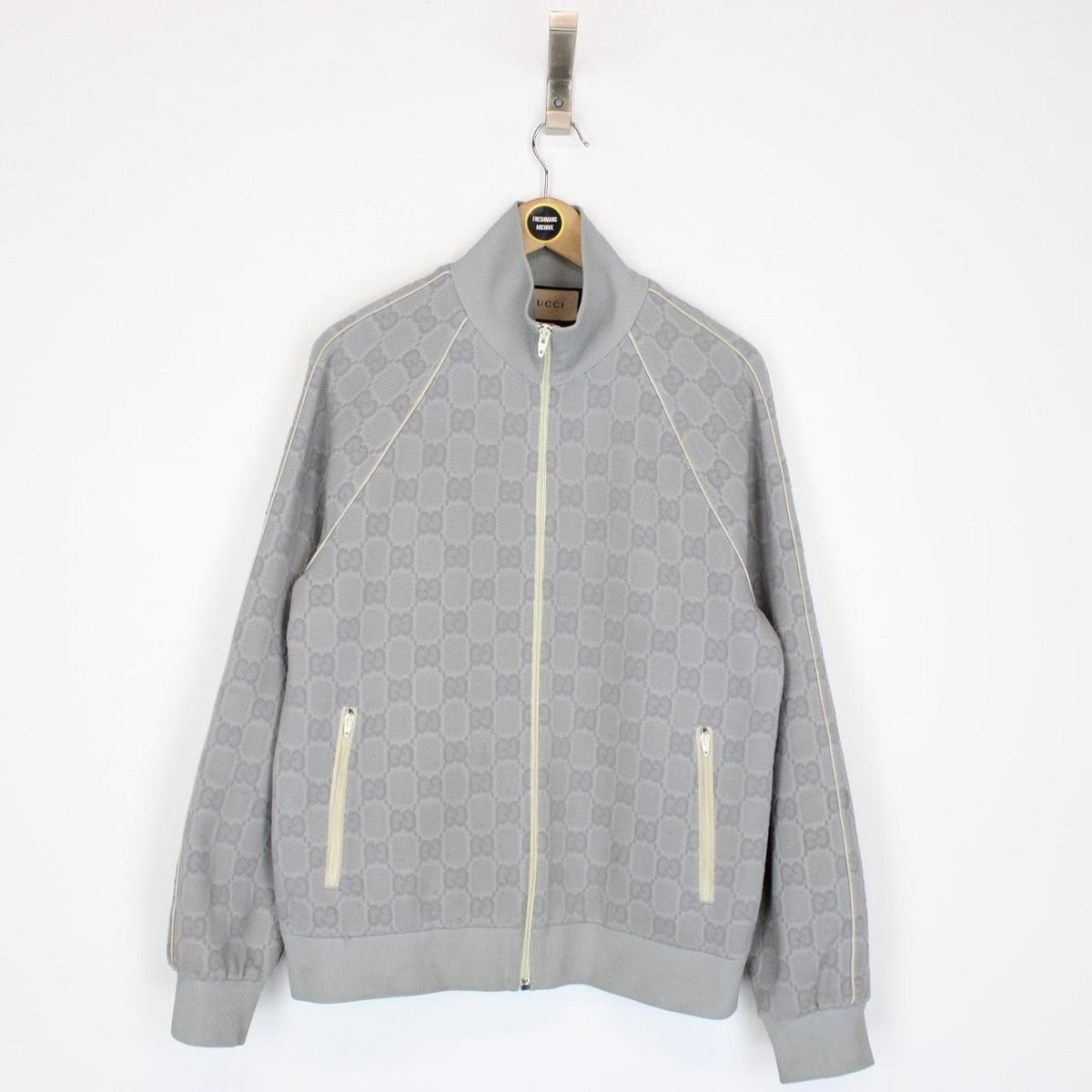 Gucci GG Jacquard Monogram Track Jacket Large