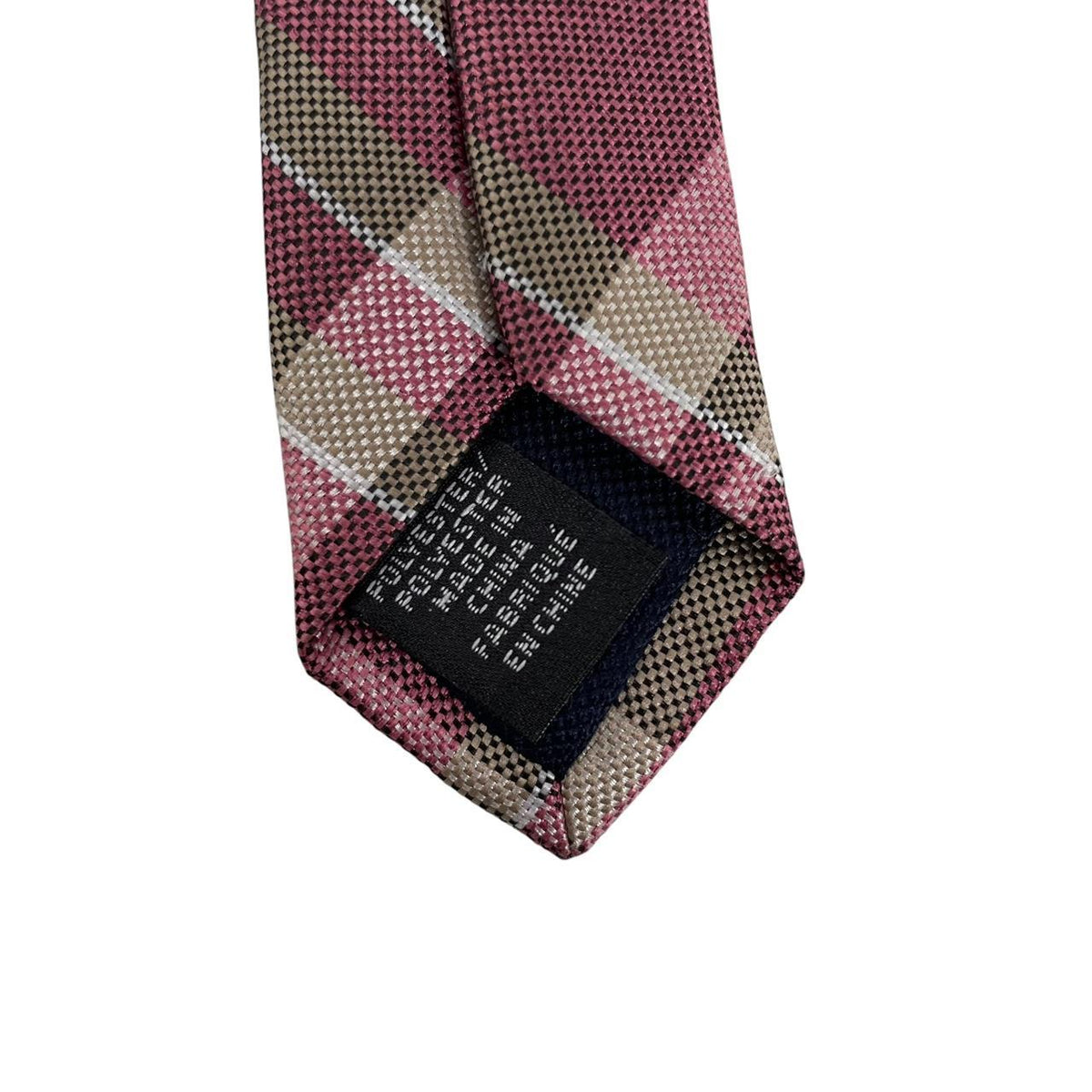 Michael Kors Check Pattern Polyester Tie