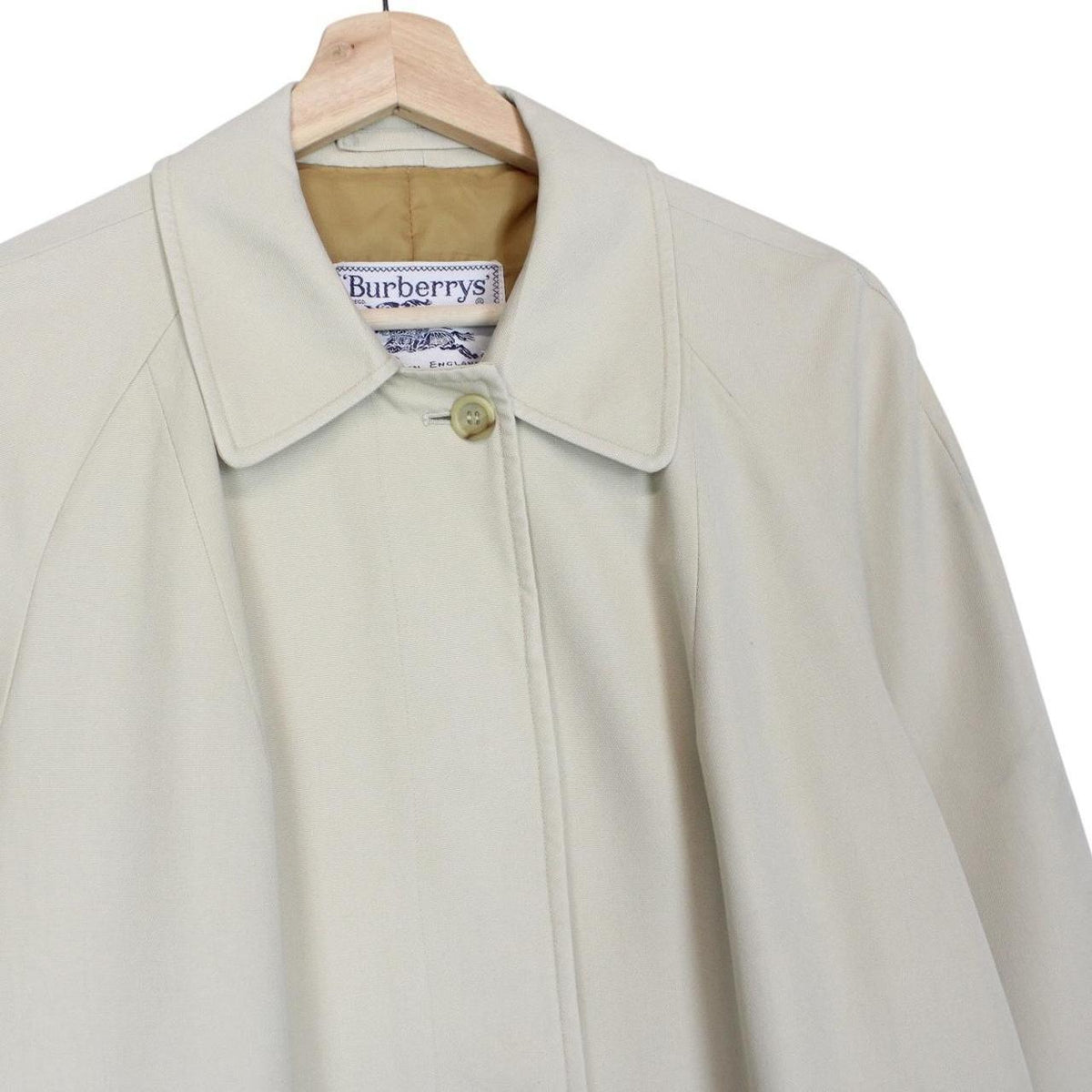 Vintage 80s Burberry Trench Coat Large