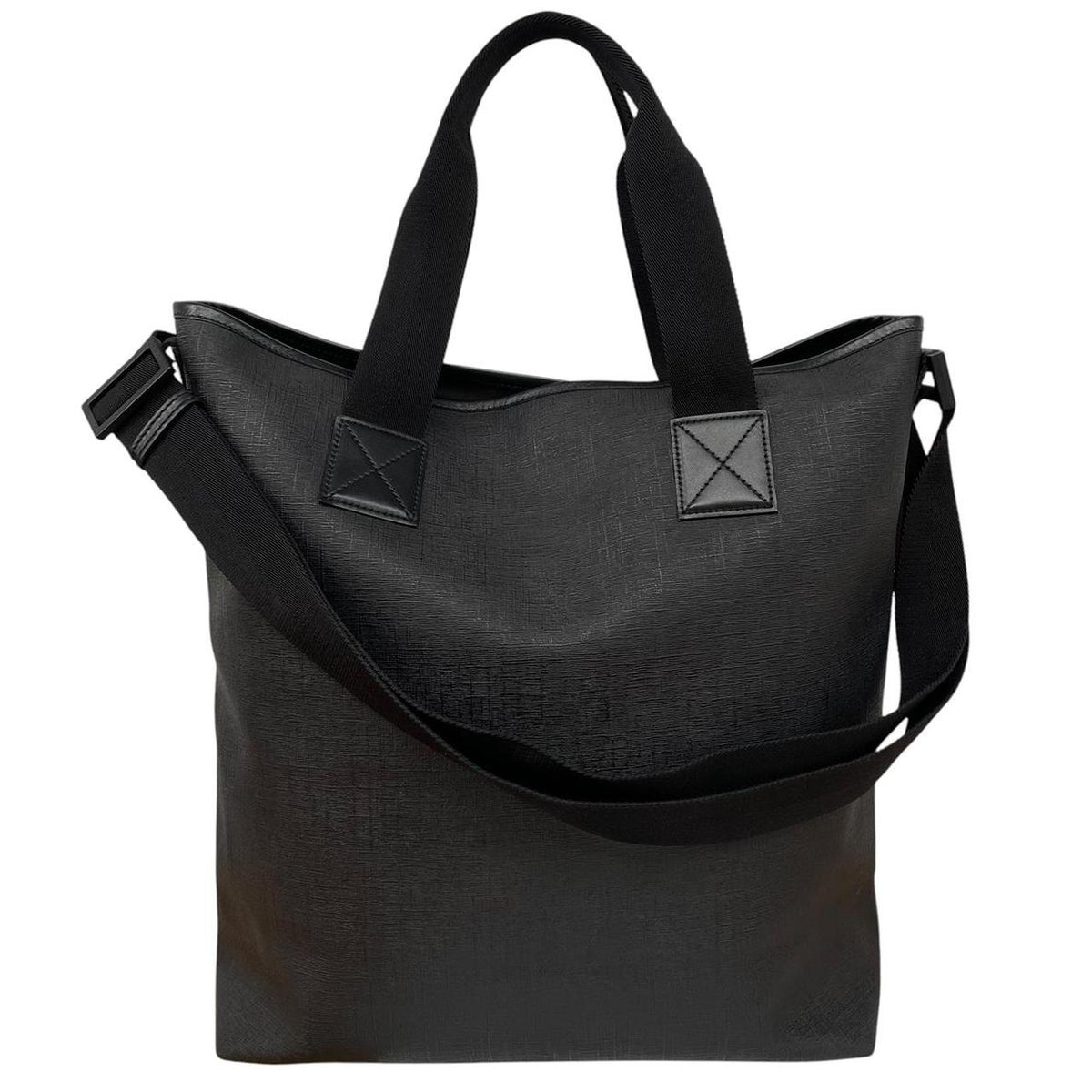 Gucci Coated Canvas Logo Print Large Tote Bag