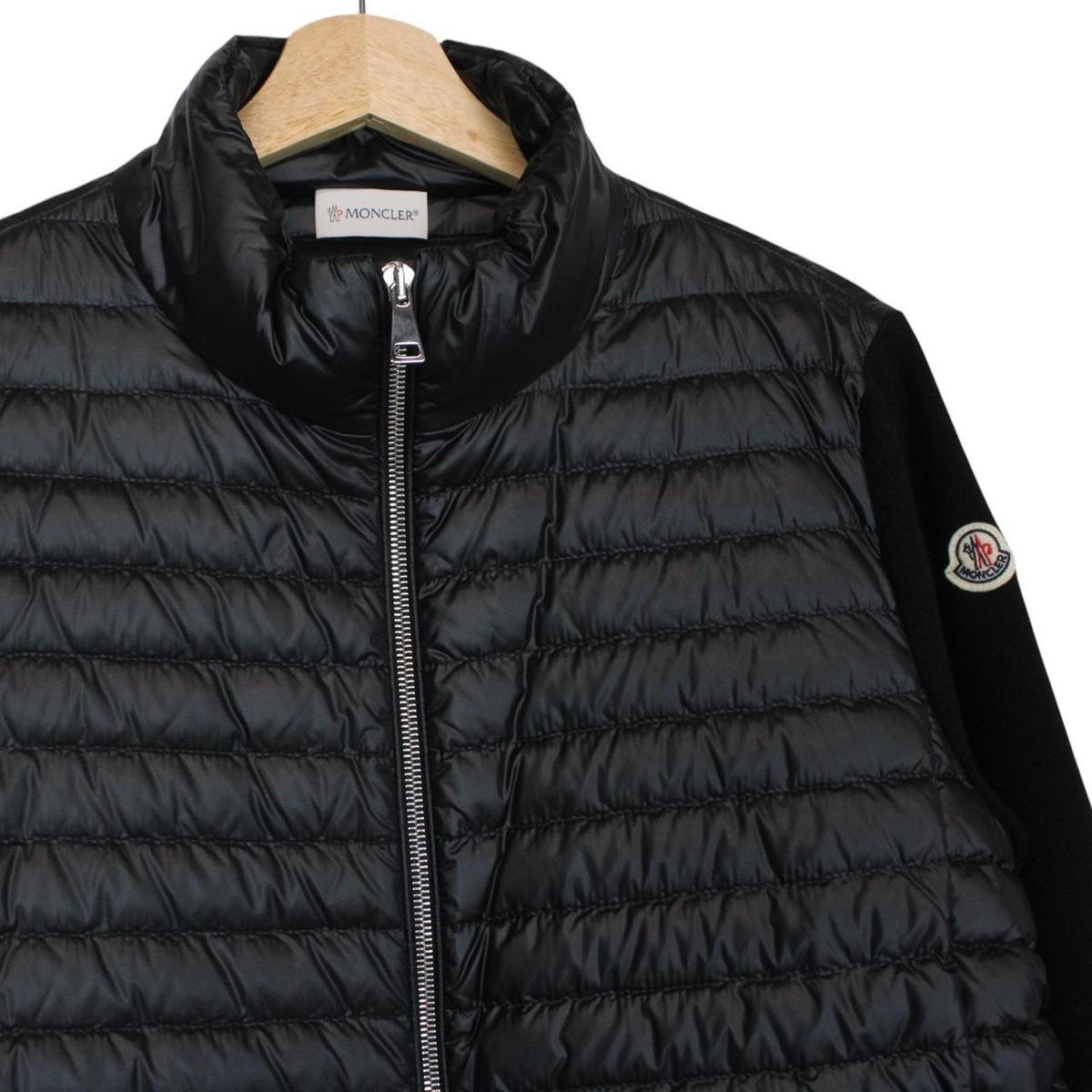 Moncler Down Tricot Cardigan Jacket Medium