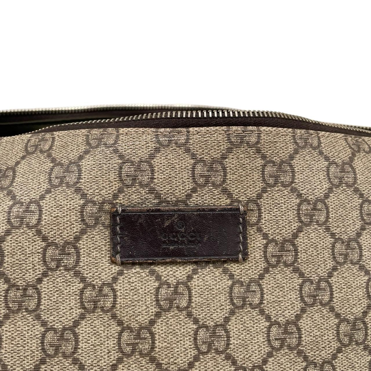 Pre-Loved Gucci Supreme GG Monogram Diaper Changing Shoulder Bag