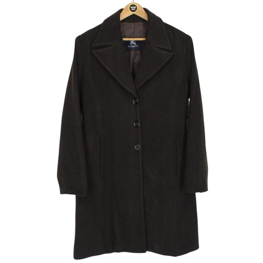 Vintage Burberry London Wool Blend Coat Large