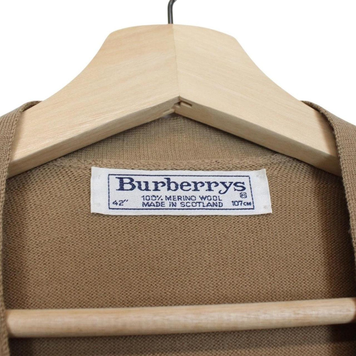Vintage Burberry Merino Wool Sweater Vest Large