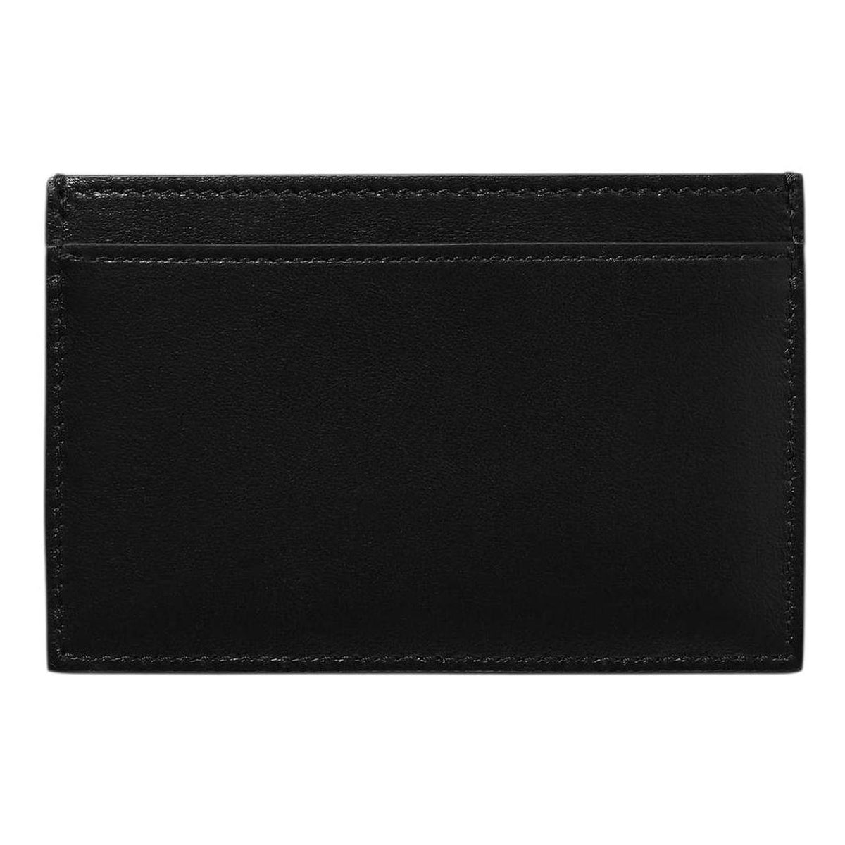 Celine Logo Print Leather Card Holder