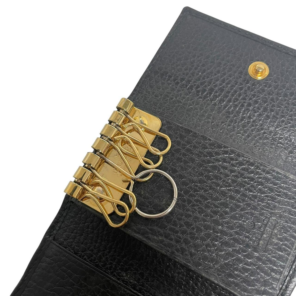 Pre-Loved Gucci GG Marmont Leather Key Case