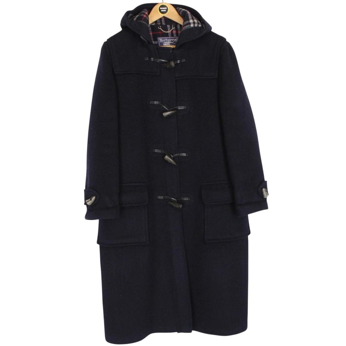 Vintage Burberry London Wool Duffle Coat Large