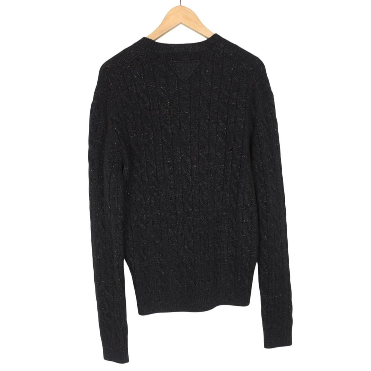 Prada Cashmere Wool Blend Cable Knit Jumper Medium