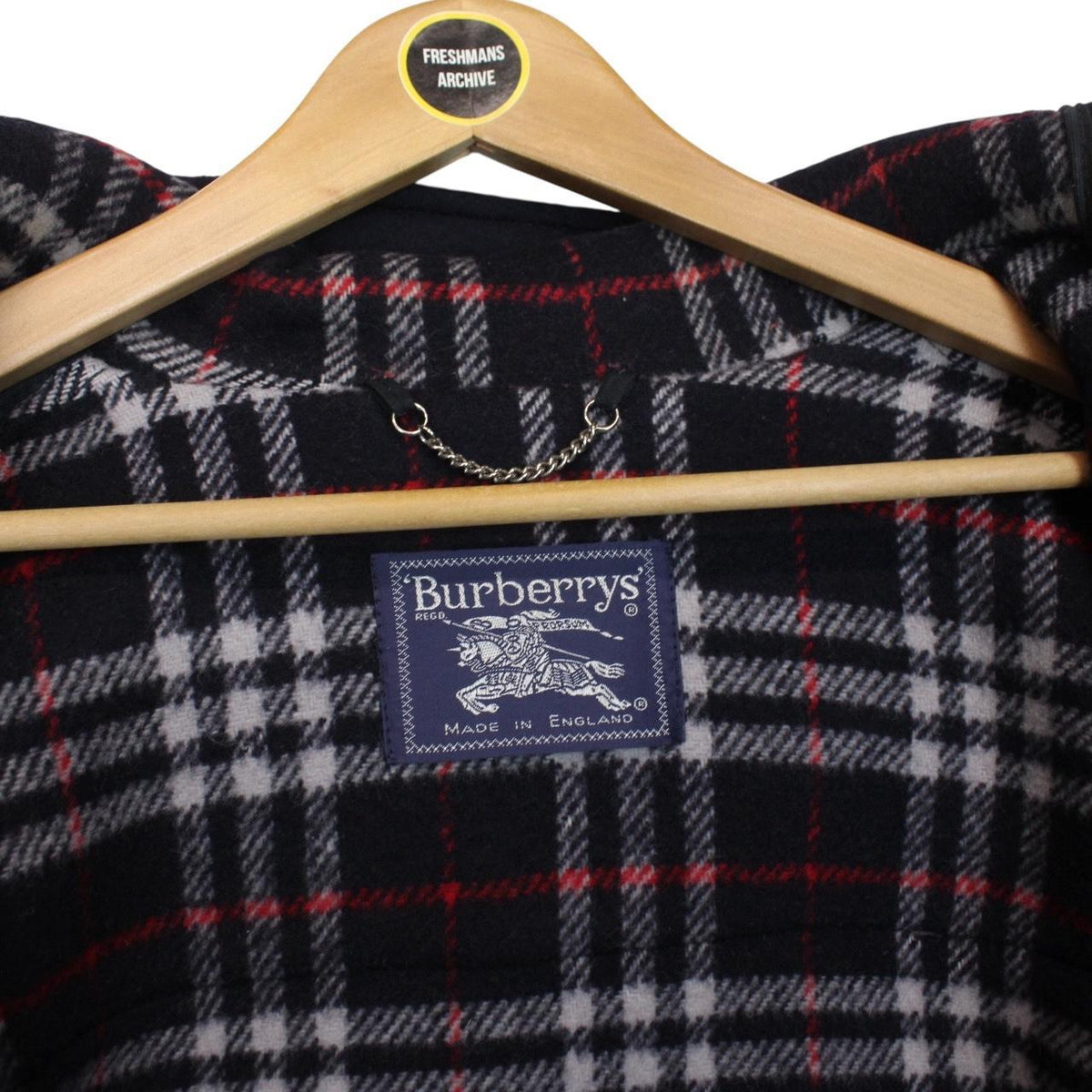 Vintage Burberry London Wool Duffle Coat Large
