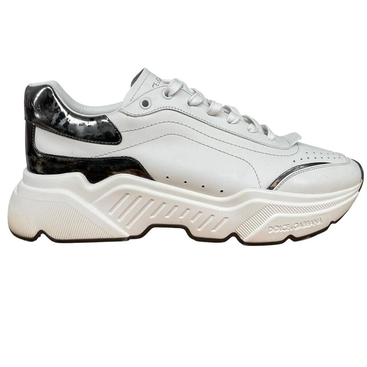 Dolce and Gabbana Daymaster Leather Trainers UK 11