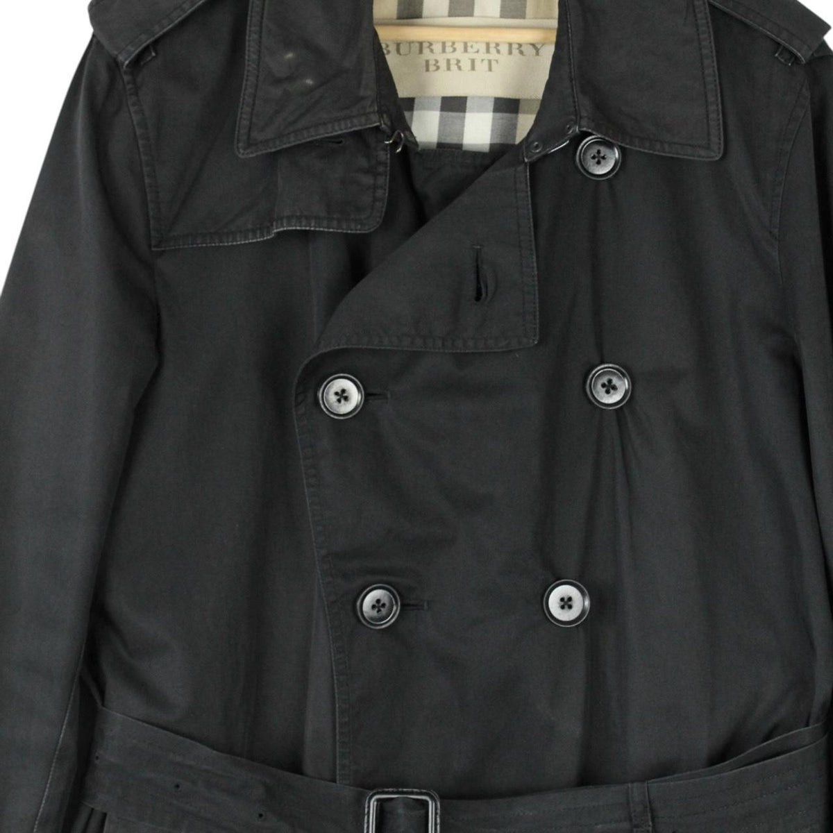 Burberry Brit Belted Trench Coat Medium