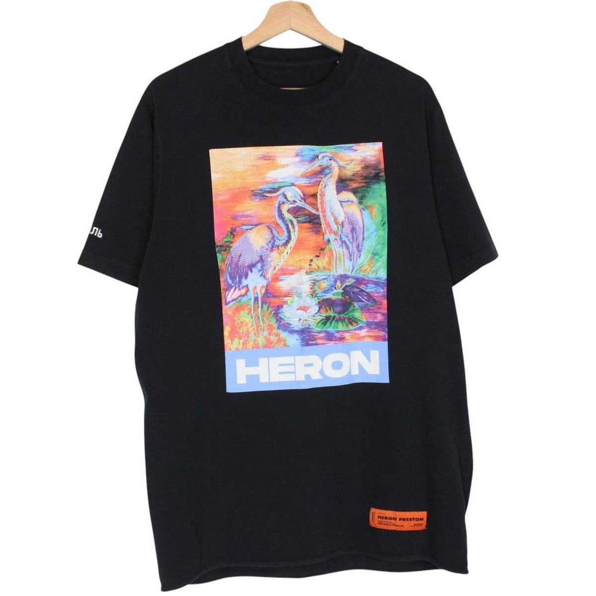 Heron Preston Birds Print T-Shirt S/M