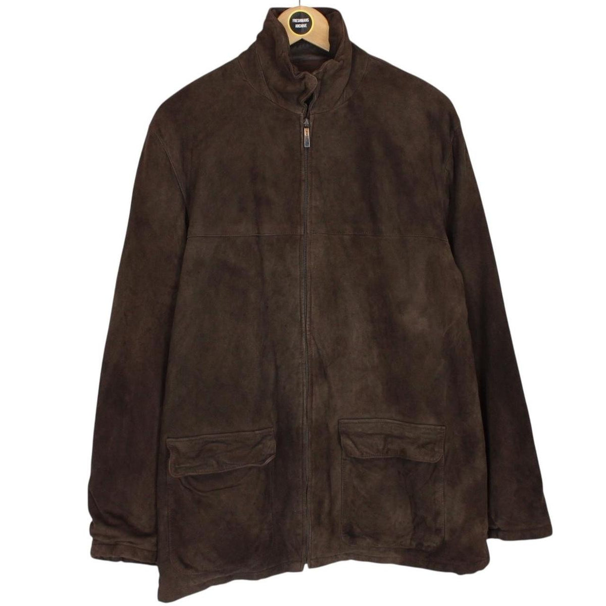 Vintage Burberry London Suede Leather Jacket Large