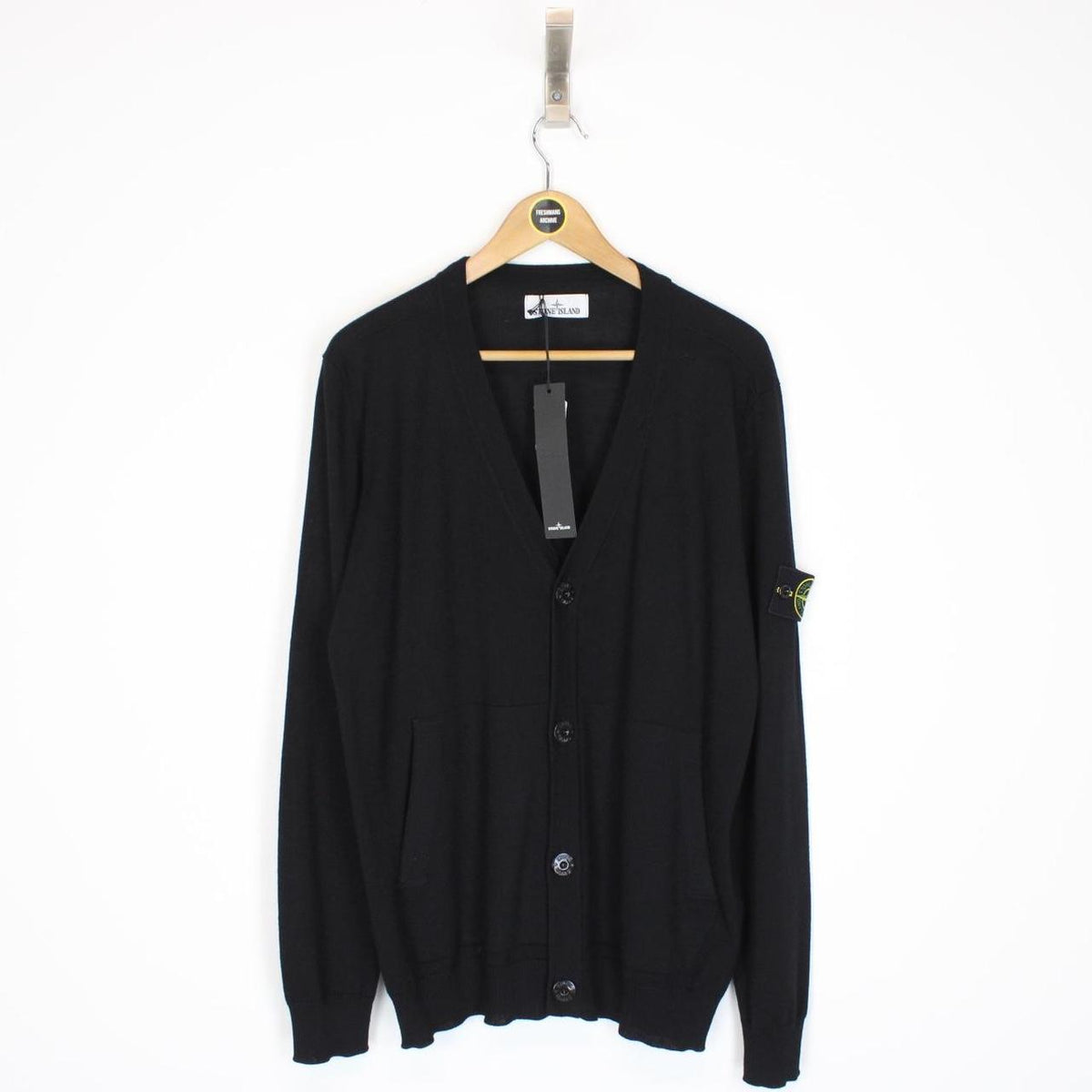 Stone Island AW 2022 Merino Wool Knit Cardigan Large