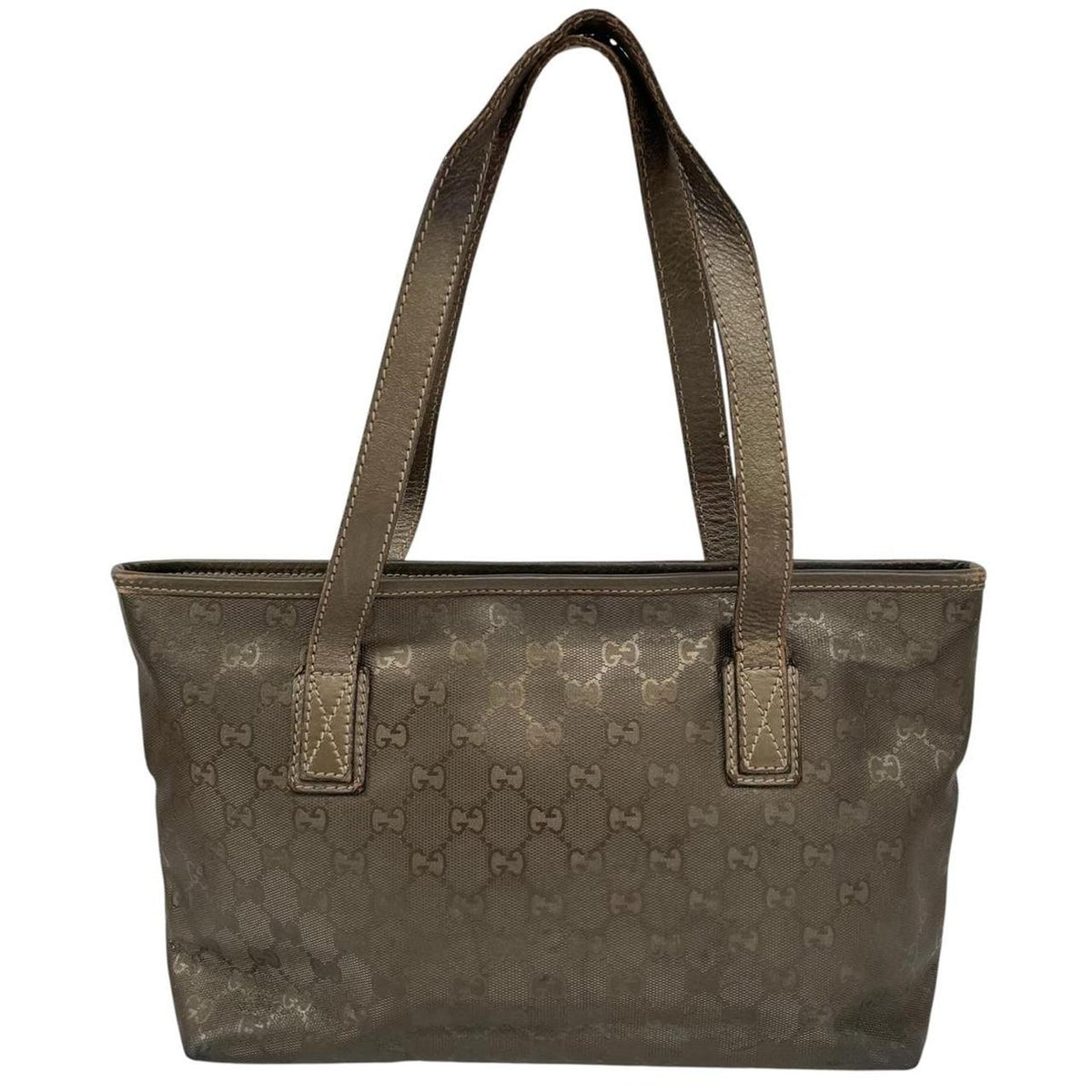 Pre-Loved Gucci Monogram Canvas Imprime Tote Bag