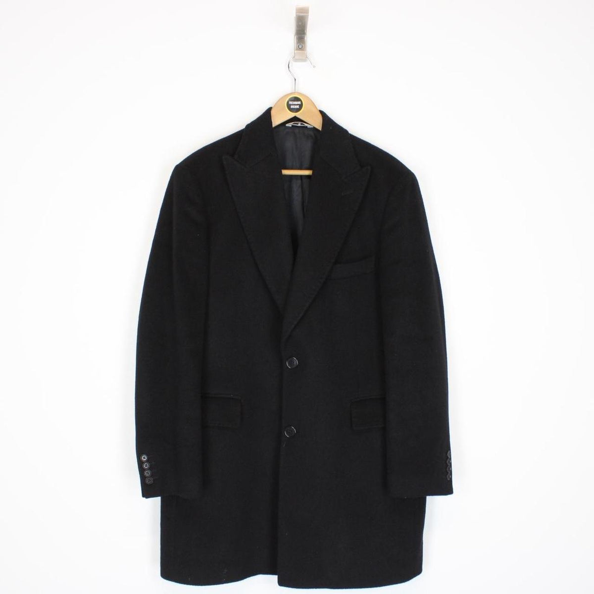 Pierre Balmain Paris Cashmere Wool Blend Coat XL