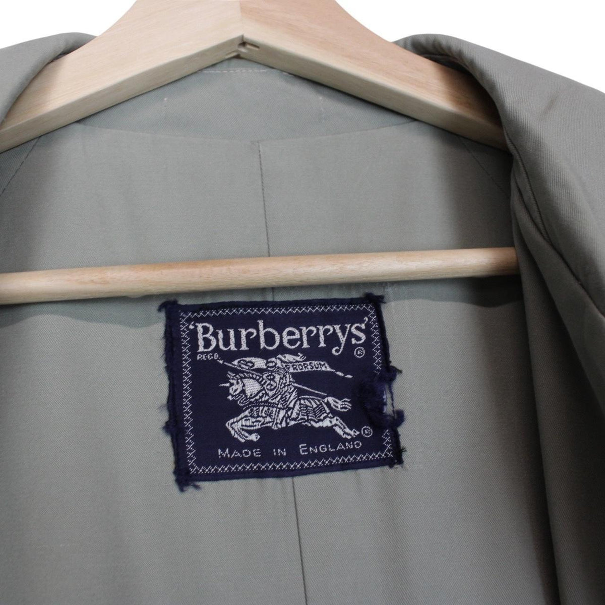 Vintage 90s Burberry Belted Trench Coat Large