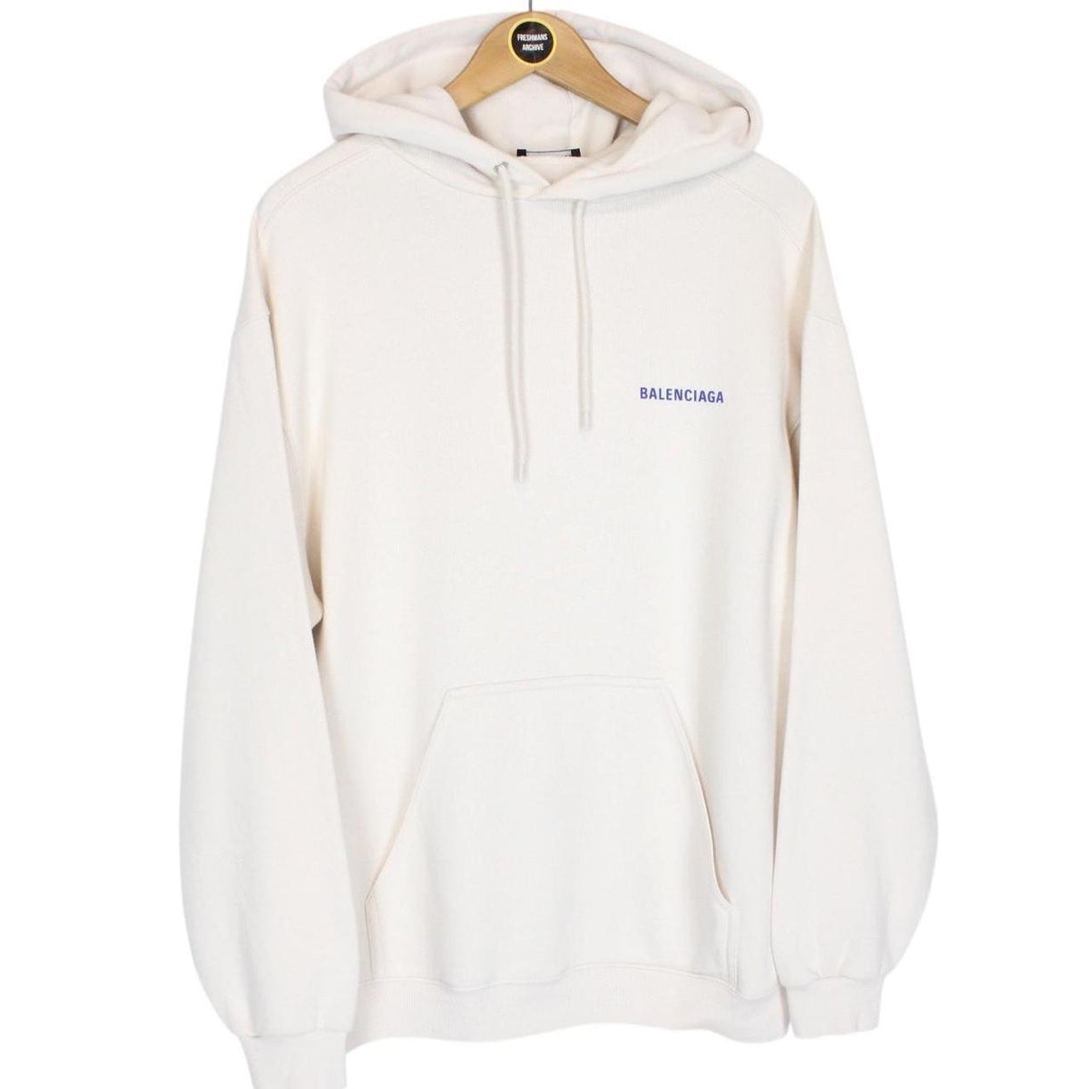 Balenciaga Logo Print Hoodie XS